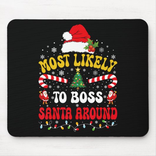 Am wahrscheinlichsten wird man den Weihnachtsmann Mousepad (Vorne)
