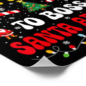 Am wahrscheinlichsten wird man den Weihnachtsmann Poster (Ecke)