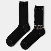 Am wahrscheinlichsten wird man den Weihnachtsmann Socken (Linkes Detail)