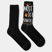 Am wahrscheinlichsten wird man den Weihnachtsmann Socken (Rechts)