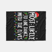 Am wahrscheinlichsten wird man mit Elfen Weihnacht Fleecedecke (Vorderseite (Horizontal))