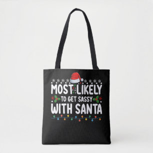 Am wahrscheinlichsten wird man mit Santa Weihnacht Tasche