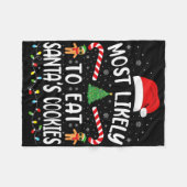 Am wahrscheinlichsten wird man Weihnachtsmanns Kek Fleecedecke (Vorderseite (Horizontal))