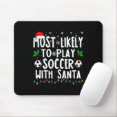 Am Wahrscheinlichsten Wird Mit Santa Family Chris Mousepad (Mit Mouse)