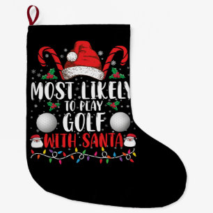 Am Wahrscheinlichsten Wird Mit Santa Family Xmas G Großer Weihnachtsstrumpf