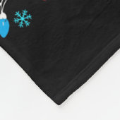Am Wahrscheinlichsten Wird Mit Santa Weihnachten F Fleecedecke (Ecke)