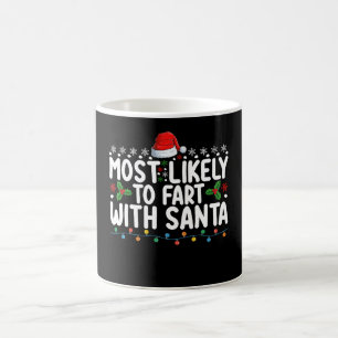 Am wahrscheinlichsten wird mit Santa Weihnachtsfam Kaffeetasse