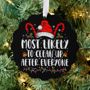 Am wahrscheinlichsten wird nach jedem Weihnachten  Ornament Karte