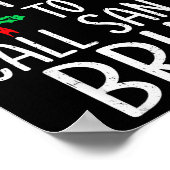 Am wahrscheinlichsten wird Santa Bruh Funny Matchi Poster (Ecke)