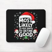 Am wahrscheinlichsten wird Santa gefragt, ein gute Mousepad (Mit Mouse)