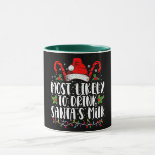 Am wahrscheinlichsten wird Santa's Milch getrunken Tasse
