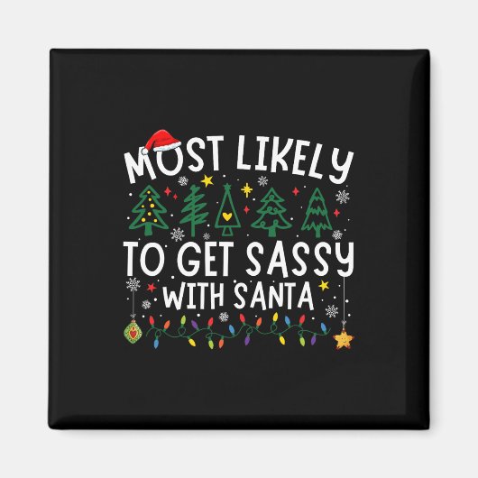 Am wahrscheinlichsten wird sie mit Santa Matching Magnet (Vorne)