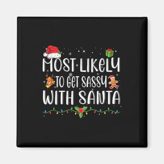 Am wahrscheinlichsten wird sie mit Santa Matching Magnet (Vorne)