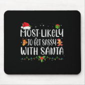 Am wahrscheinlichsten wird sie mit Santa Matching Mousepad (Vorne)