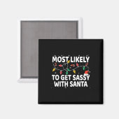 Am wahrscheinlichsten wird sie mit Weihnachten Mat Magnet (Vorderseite/Rückseite)