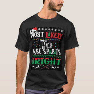 Am wahrscheinlichsten wird Spirituosen hell T-Shirt