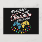 Am wahrscheinlichsten wird Weihnachten beim Gaming (Vorderseite)