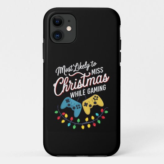 Am wahrscheinlichsten wird Weihnachten beim Gaming Case-Mate iPhone Hülle (Rückseite)