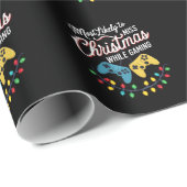 Am wahrscheinlichsten wird Weihnachten beim Gaming Geschenkpapier (Rolleneckpunkt)