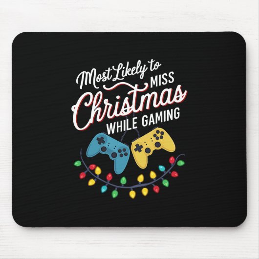 Am wahrscheinlichsten wird Weihnachten beim Gaming Mousepad (Vorne)