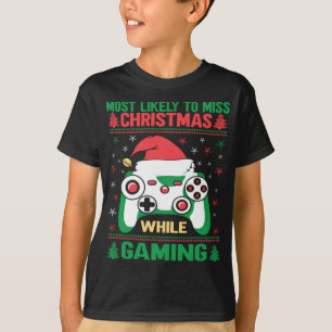 Am wahrscheinlichsten wird Weihnachten beim Spiele T-Shirt