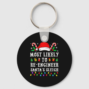 Am Wahrscheinlichsten wird Weihnachten das Schlitt Schlüsselanhänger