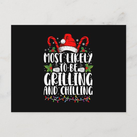 Am wahrscheinlichsten wird Weihnachten grillen und (Vorderseite)