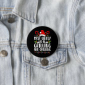 Am wahrscheinlichsten wird Weihnachten grillen und Button (Beispiel)