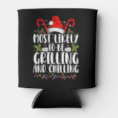 Am wahrscheinlichsten wird Weihnachten grillen und Dosenkühler (Vorderseite)