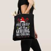Am wahrscheinlichsten wird Weihnachten grillen und Tasche (Von Nahem)