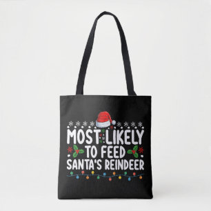 Am wahrscheinlichsten wird Weihnachten Rentieren v Tasche