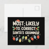 Am Wahrscheinlichsten wird Weihnachten von Santas  (Vorne/Hinten)