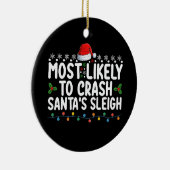Am wahrscheinlichsten wird Weihnachts-Weihnachtsfe Keramik Ornament (Rechts)