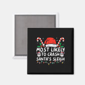 Am wahrscheinlichsten wird Weihnachts-Weihnachtswi Magnet (Vorderseite/Rückseite)