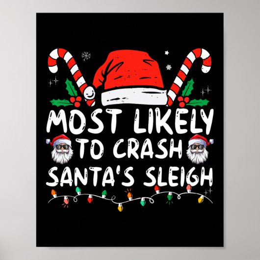 Am wahrscheinlichsten wird Weihnachts-Weihnachtswi Poster (Vorne)