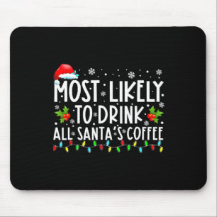Am wahrscheinlichsten wird Weihnachtsmanns Kaffee Mousepad