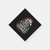 Am Wahrscheinlichsten wird Weihnachtsmanns Kekse e Serviette (Ecke)