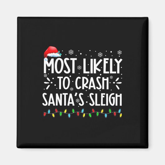 Am wahrscheinlichsten wird Weihnachtsmanns Schlitt Magnet (Vorne)
