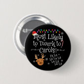 Am Wahrscheinlichsten wird zu Carols Fa La La La F Button (Vorne & Hinten)