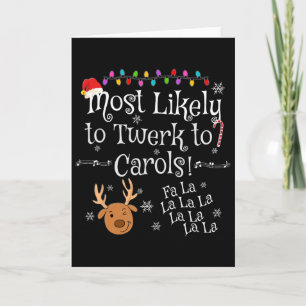 Am Wahrscheinlichsten Wird Zu Carols Fa La La La S Karte