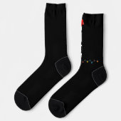 Am wahrscheinlichsten zu essen alle Weihnachtskeks Socken (Linkes Detail)