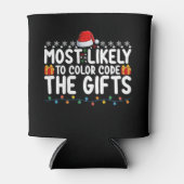 Am wahrscheinlichsten zu färben Code die Geschenke Dosenkühler (Vorderseite)