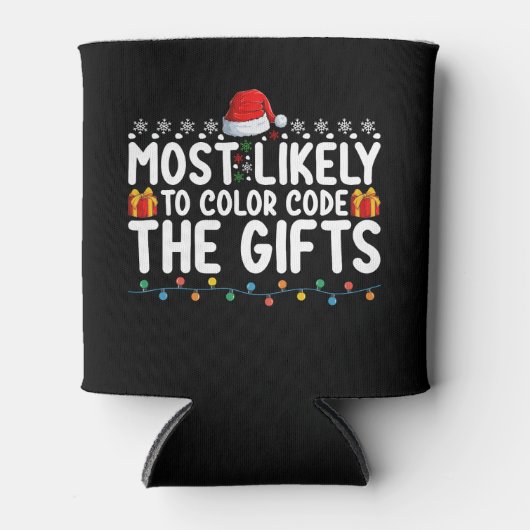 Am wahrscheinlichsten zu färben Code die Geschenke Dosenkühler (Vorderseite)