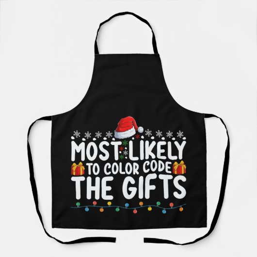 Am wahrscheinlichsten zu färben Code die Geschenke Schürze (Vorderseite)