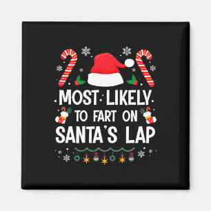 Am wahrscheinlichsten zu Furz auf Santa's Lap Fun  Magnet