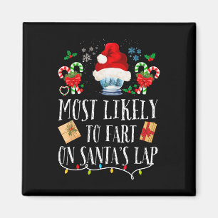 Am wahrscheinlichsten zu Furz auf Santa's Lap Fun  Magnet