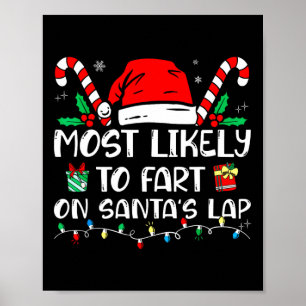 Am wahrscheinlichsten zu Furz auf Santa's Lap Funn Poster