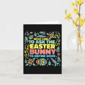 Am wahrscheinlichsten zu Ostern Gefragt Sonnenhase Karte (Gelbe Blume)