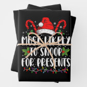 Am wahrscheinlichsten zu snoop für die Gegenwart F Geschenkpapier Set (Beispiel)