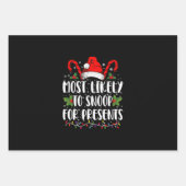 Am wahrscheinlichsten zu snoop für die Gegenwart F Geschenkpapier Set (Vorderseite)